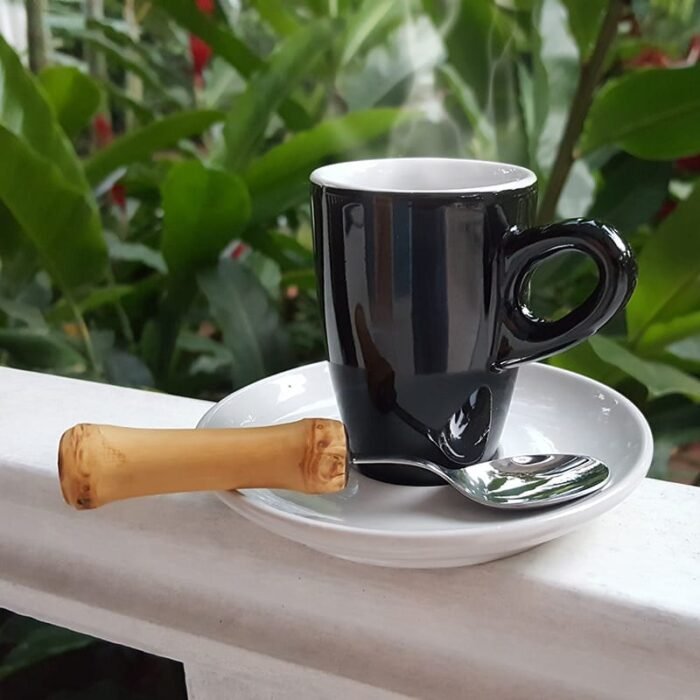 Colher de Café com cabo de bambu - Imagem 2