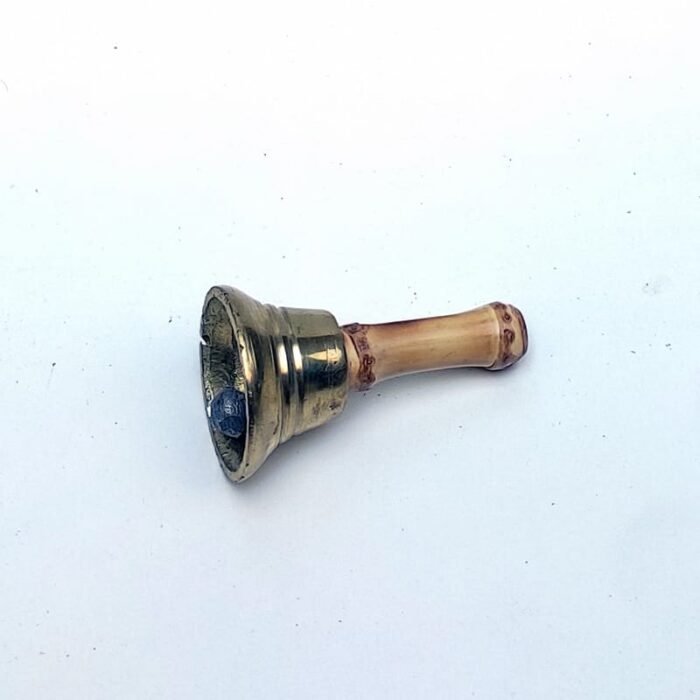 Sininho de Mesa bronze c/ bambu - Imagem 2